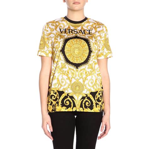 t shirt versace sconti|versace t shirt women's.